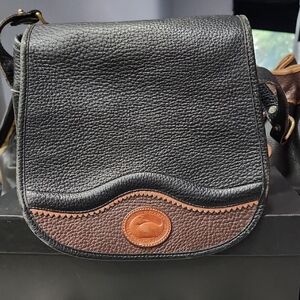 Black and Brown Leather Purse